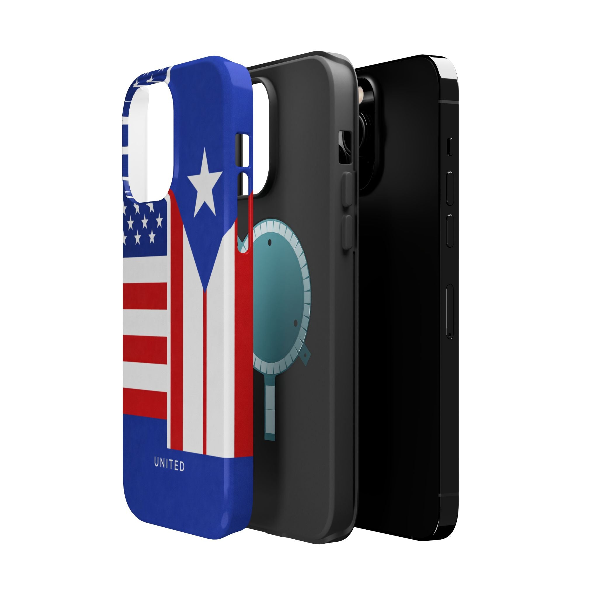 Puerto Rico USA Unity Flag Phone Case Iphone 13-17
