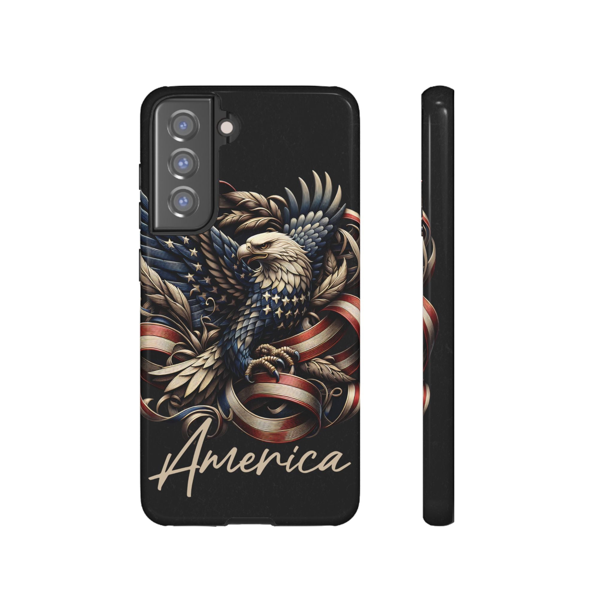 Phone Case - Patriotic American Eagle Design