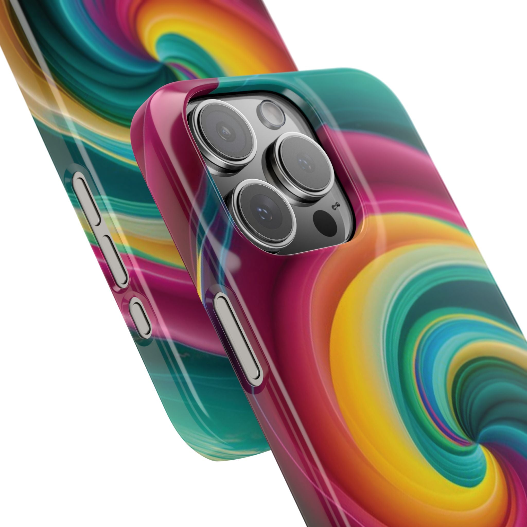 Colorful Abstract Swirl Phone Case I phone 18-13