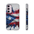 Phone Case For Samsung- Paint Splash Puerto Rican Flag