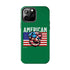 American Dog Flag Tough Phone Case — Patriotic USA Phone Case