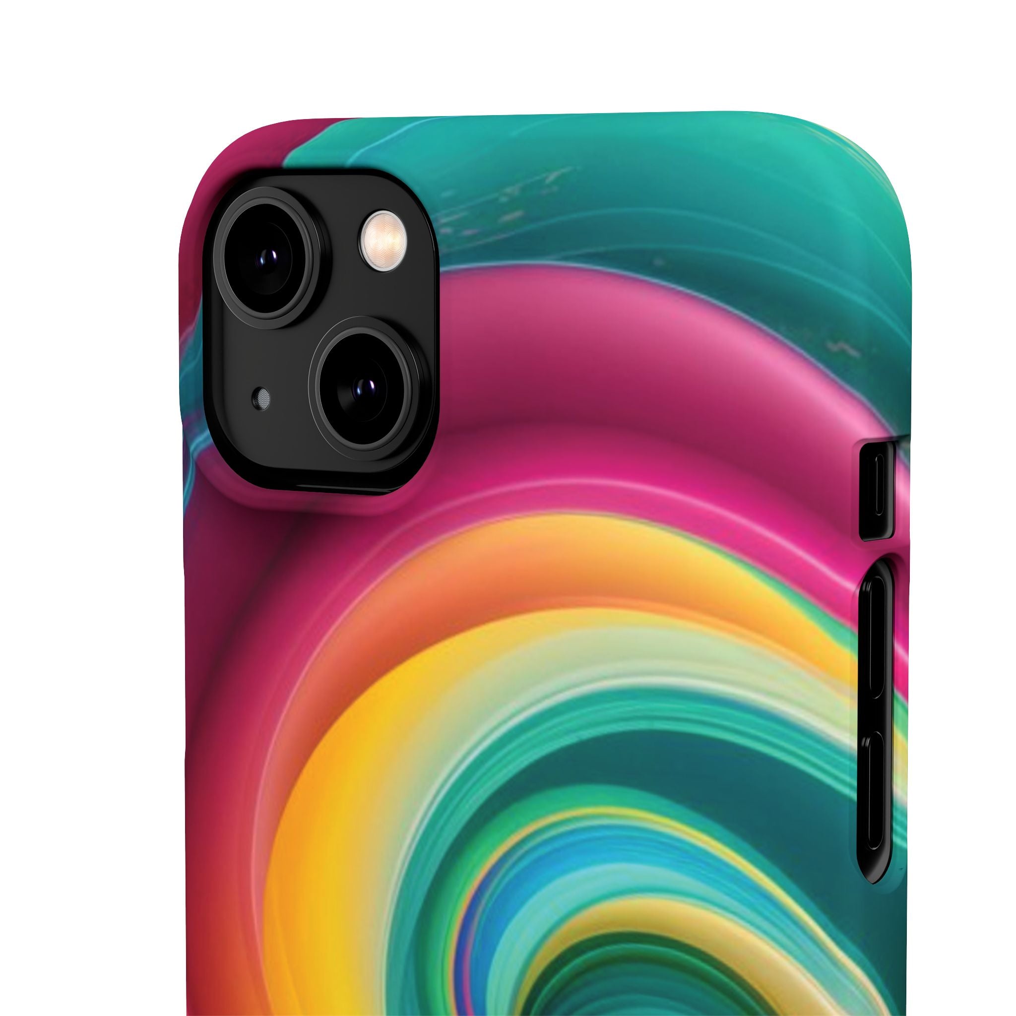 Colorful Abstract Swirl Phone Case I phone 18-13