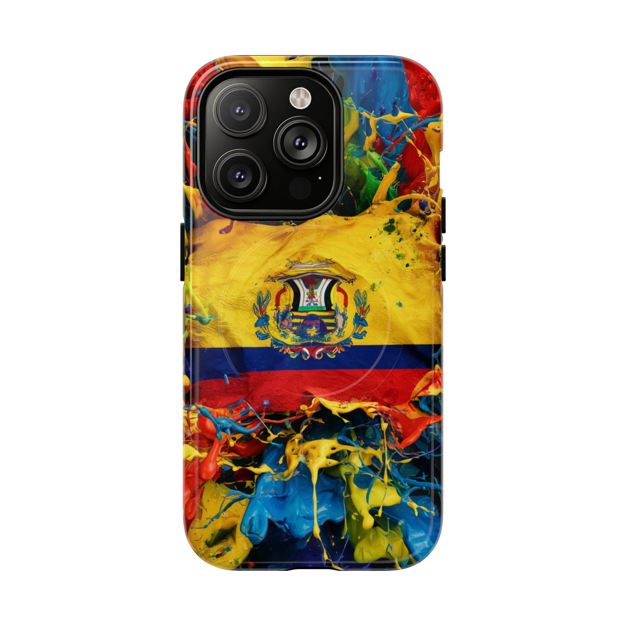 Paint Splash Phone Case, Ecuadorian design fits Iphone 14-16