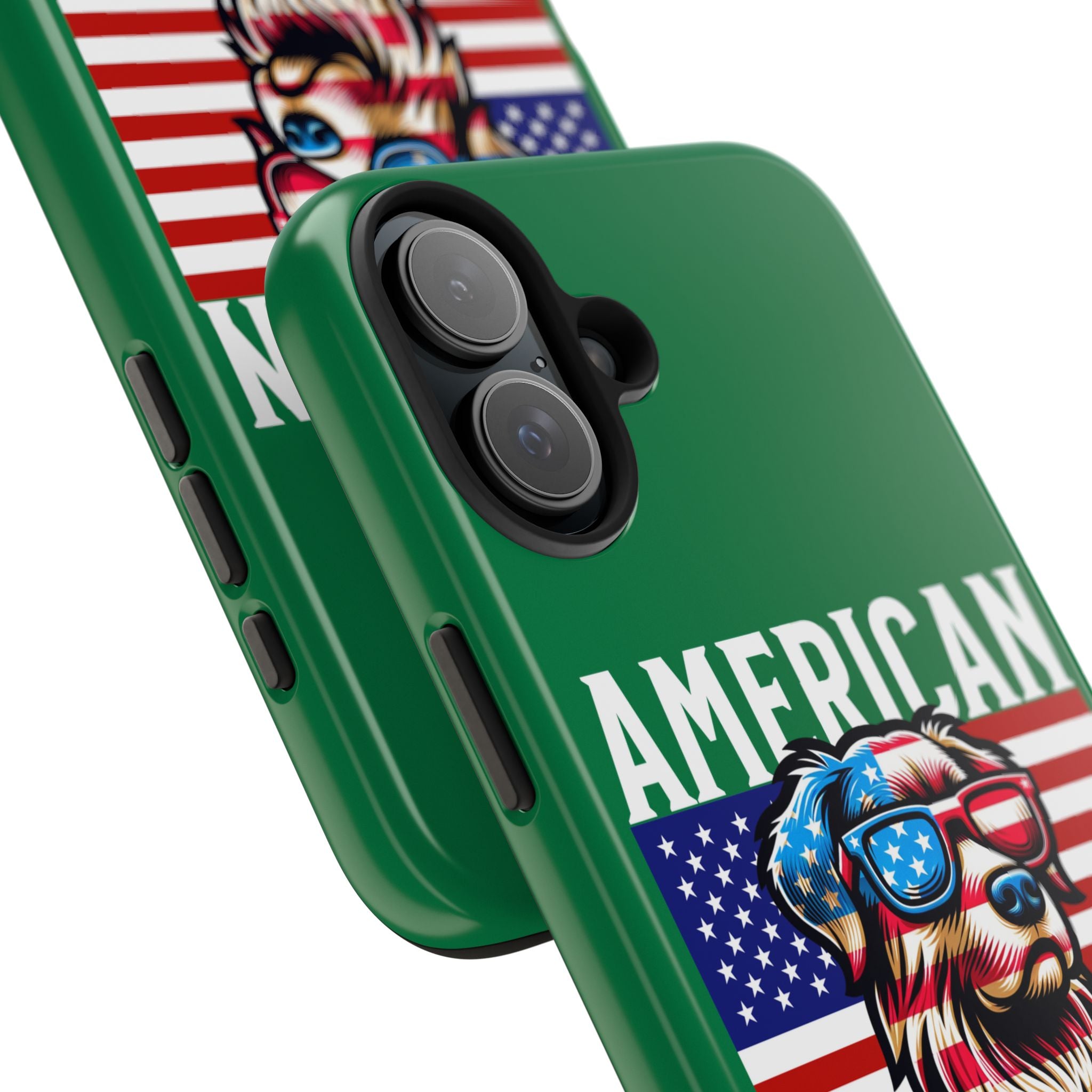 American Dog Flag Tough Phone Case — Patriotic USA Phone Case