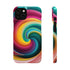 Colorful Abstract Swirl Phone Case I phone 18-13