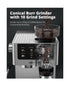 Airmsen Espresso Machines with Burr Grinder, 20 Bar, Milk Frother Steam Wand, Stainless