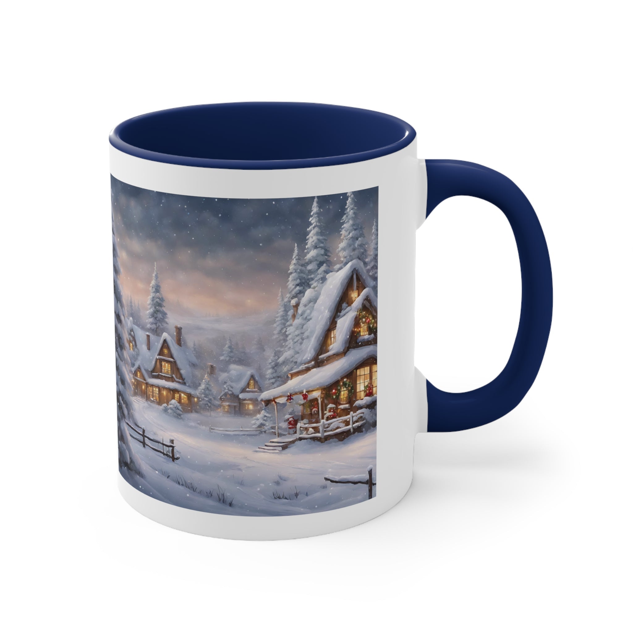 Winter Accent Mug, 11oz - CreativeDesigns2828