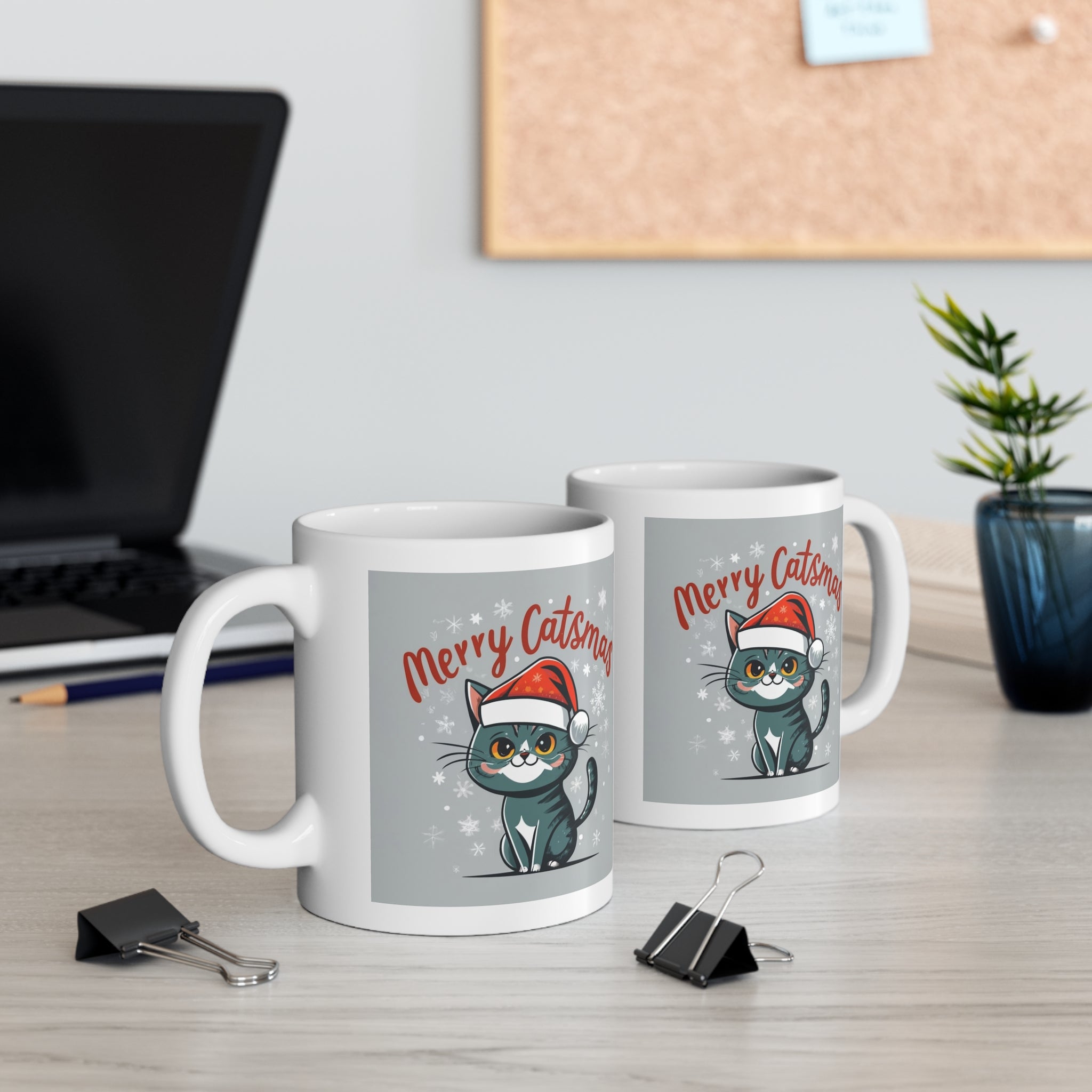 Cat Christmas Mug - CreativeDesigns2828