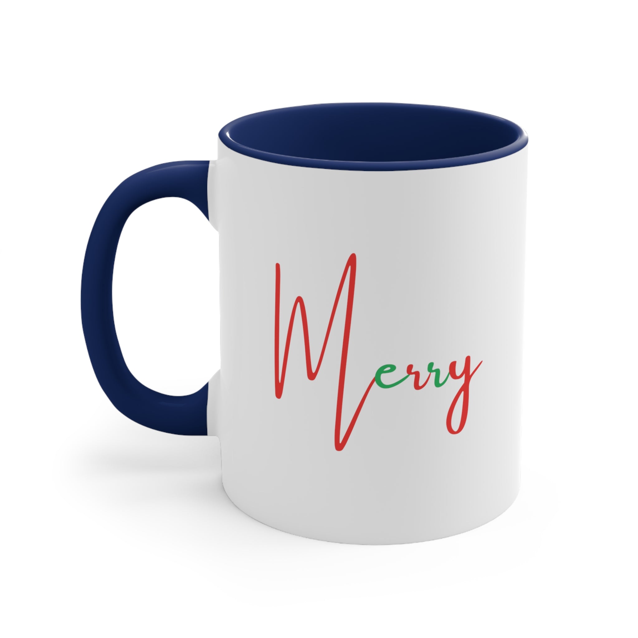 Merry Coffee Mug, 11oz Christmas Mug, - CreativeDesigns2828