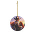 Western Santa christmas ornament - CreativeDesigns2828